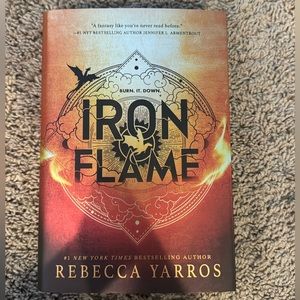Iron Flame ** 1st Edition** with black sprayed edges